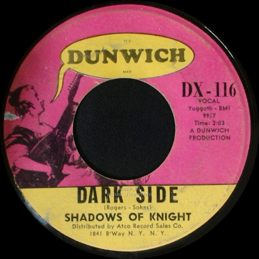 Shadows Of Knight - Gloria / Dark Side side B