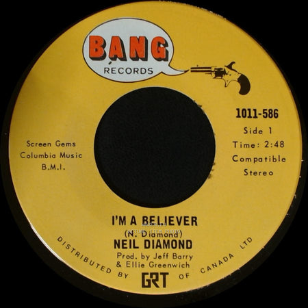Neil Diamond - I'm A Believer / Crooked Street side A