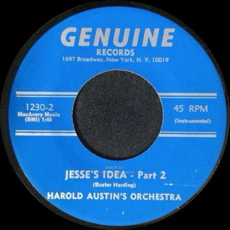 Harold Austin's Orchestra - Jesse's Idea - Part 2 / Jesse's Idea - Part 1 side A