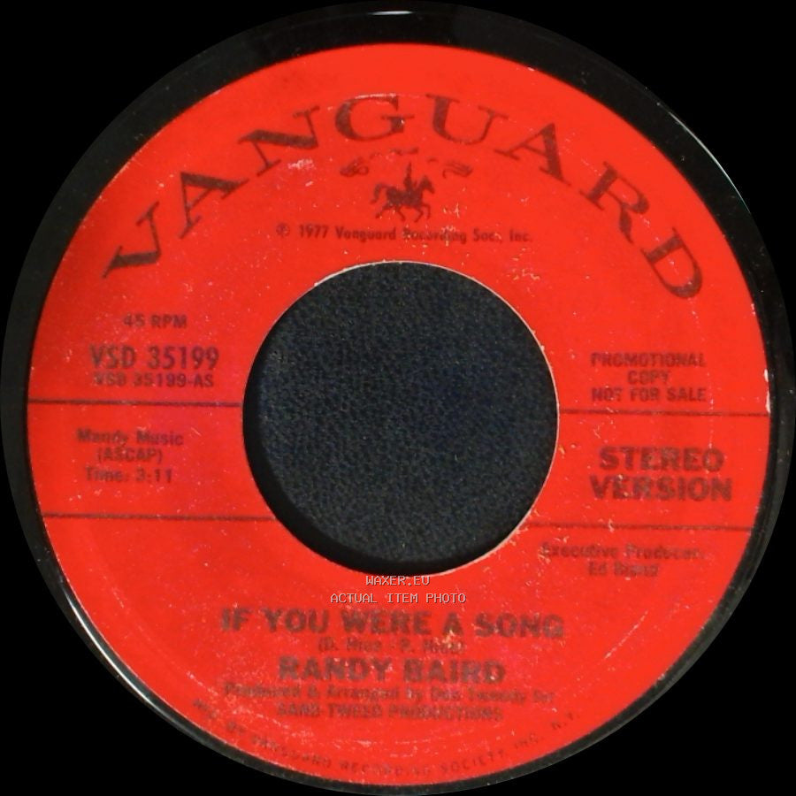 Randy Meisner / Randy Baird - If You Were A Song / If You Were A Song side B