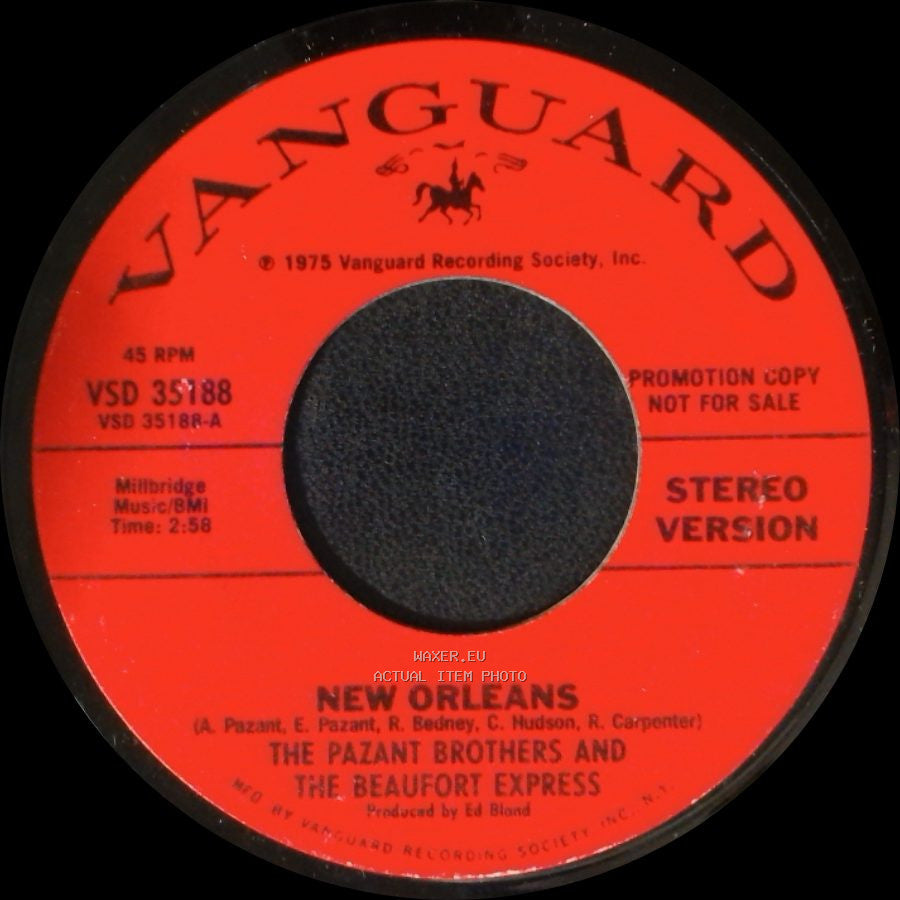 The Pazant Brothers And The Beaufort Express - New Orleans / New Orleans side A