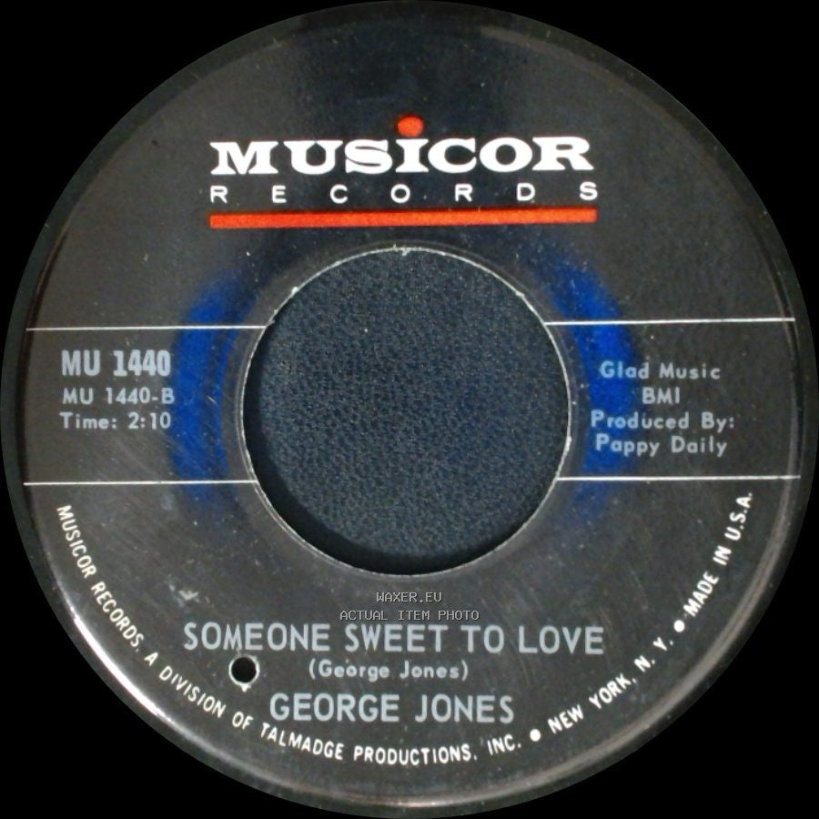 George Jones - Someone Sweet To Love / Right Won't Touch A Hand side A