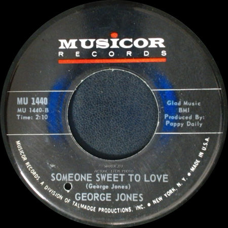 George Jones - Someone Sweet To Love / Right Won't Touch A Hand side A