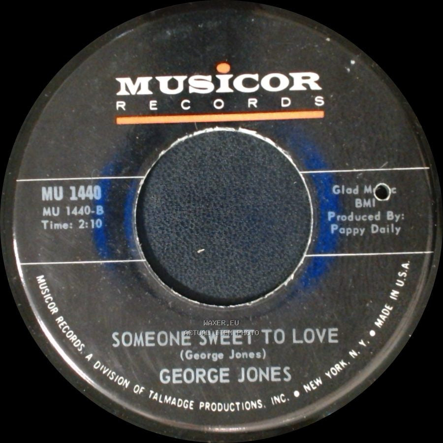 George Jones - Someone Sweet To Love / Right Won't Touch A Hand side A