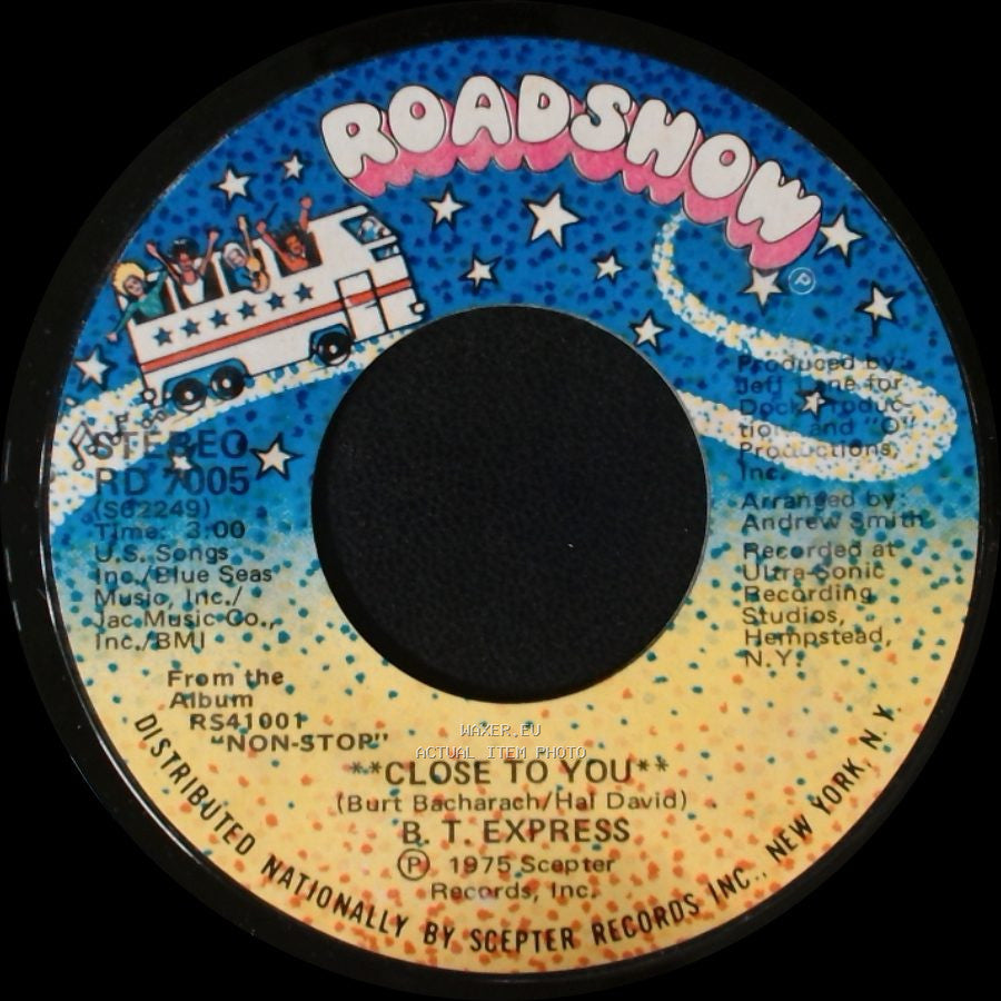 B.T. Express - Whatcha Think About That? / Close To You side B