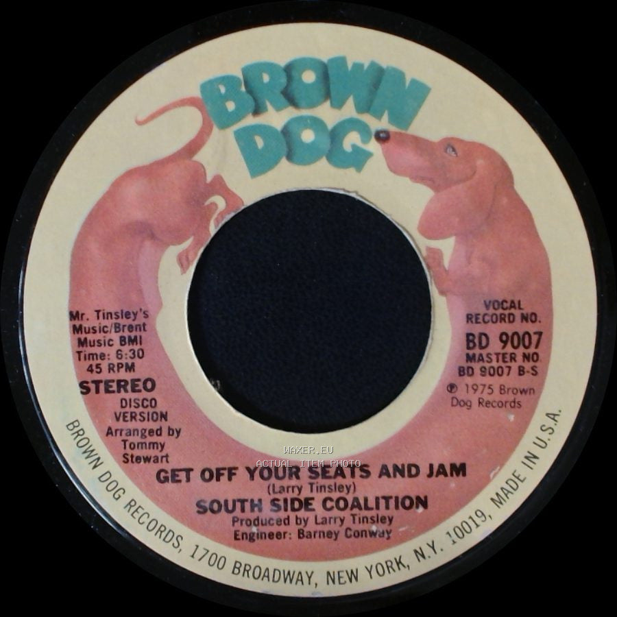 South Side Coalition - Get Off Your Seats And Jam / Get Off Your Seats And Jam side B