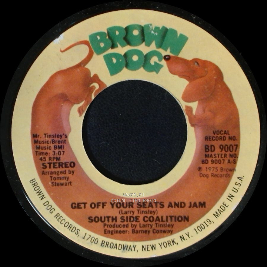South Side Coalition - Get Off Your Seats And Jam / Get Off Your Seats And Jam side A