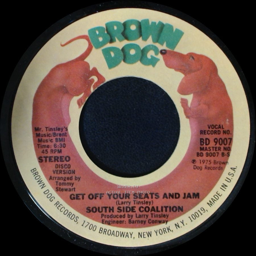 South Side Coalition - Get Off Your Seats And Jam / Get Off Your Seats And Jam side B