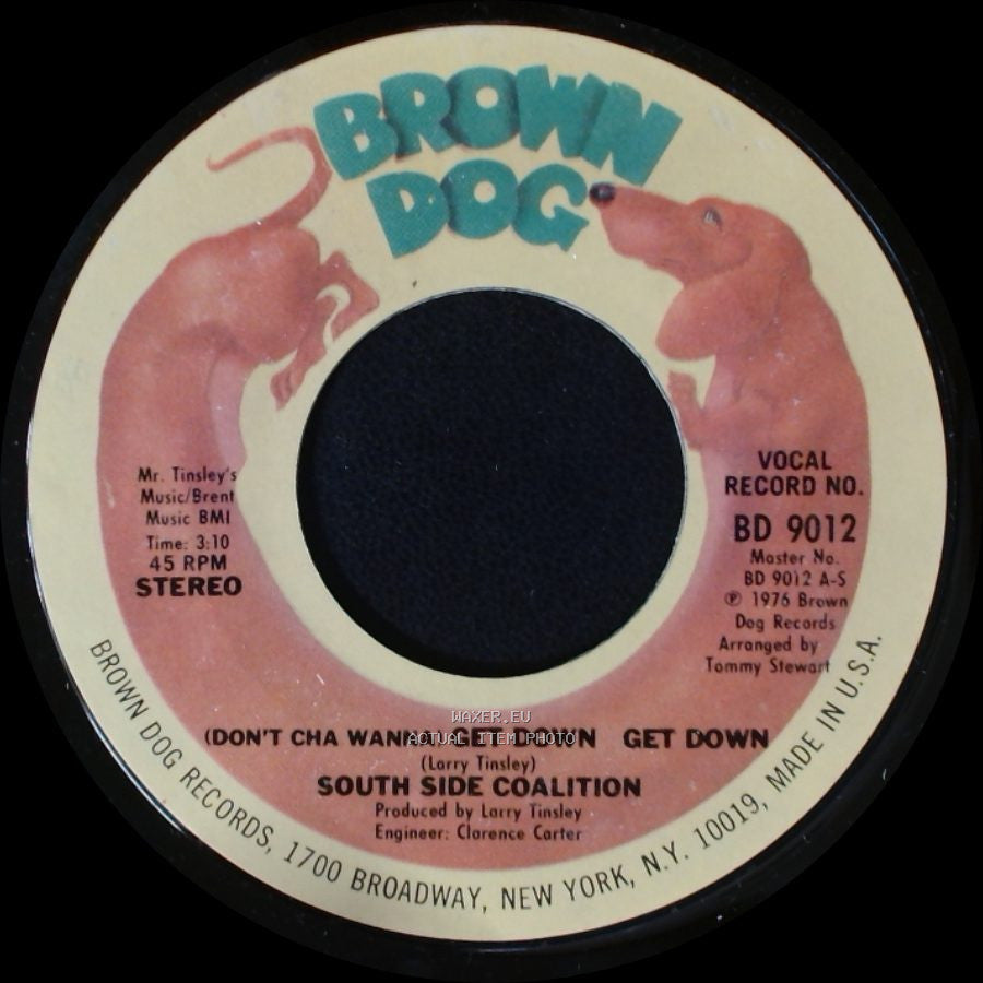 South Side Coalition - The Power-Play / (Don't Cha Wanna) Get Down Get Down side B