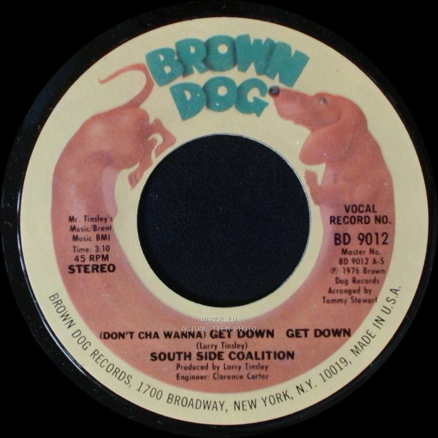 South Side Coalition - The Power-Play / (Don't Cha Wanna) Get Down Get Down side B