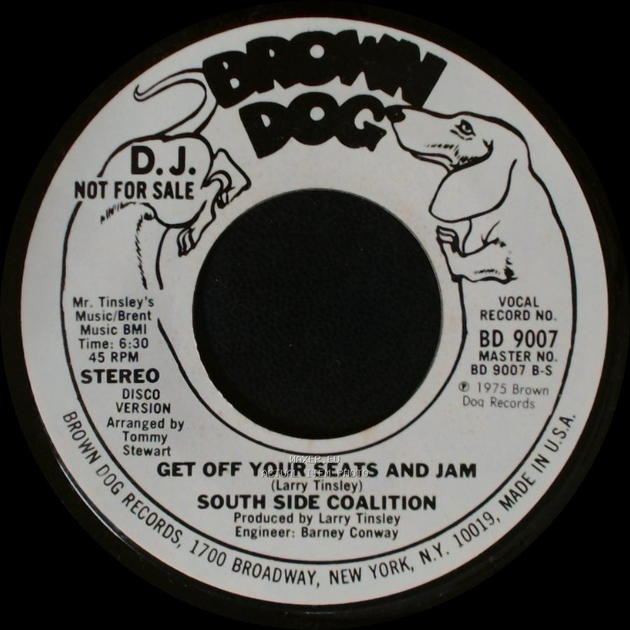 South Side Coalition - Get Off Your Seats And Jam / Get Off Your Seats And Jam side A