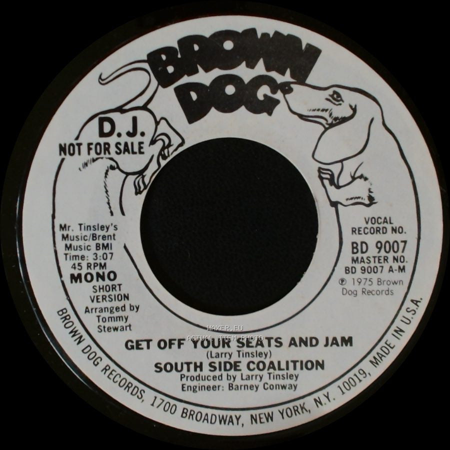 South Side Coalition - Get Off Your Seats And Jam / Get Off Your Seats And Jam side B