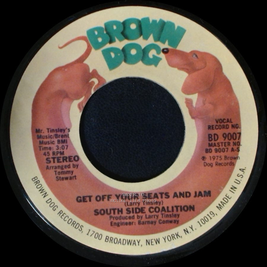 South Side Coalition - Get Off Your Seats And Jam / Get Off Your Seats And Jam side A