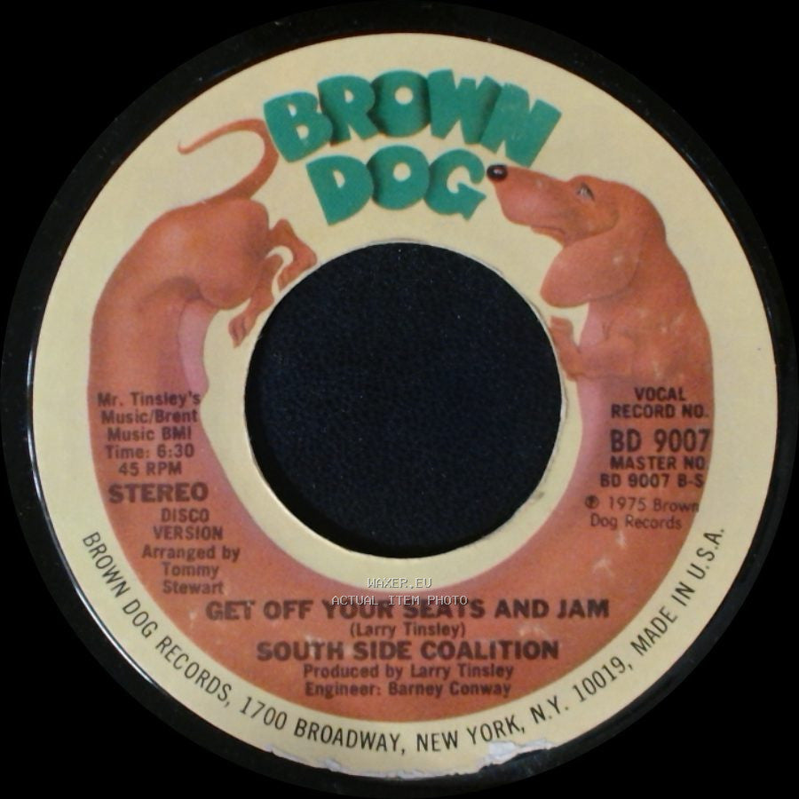 South Side Coalition - Get Off Your Seats And Jam / Get Off Your Seats And Jam side B