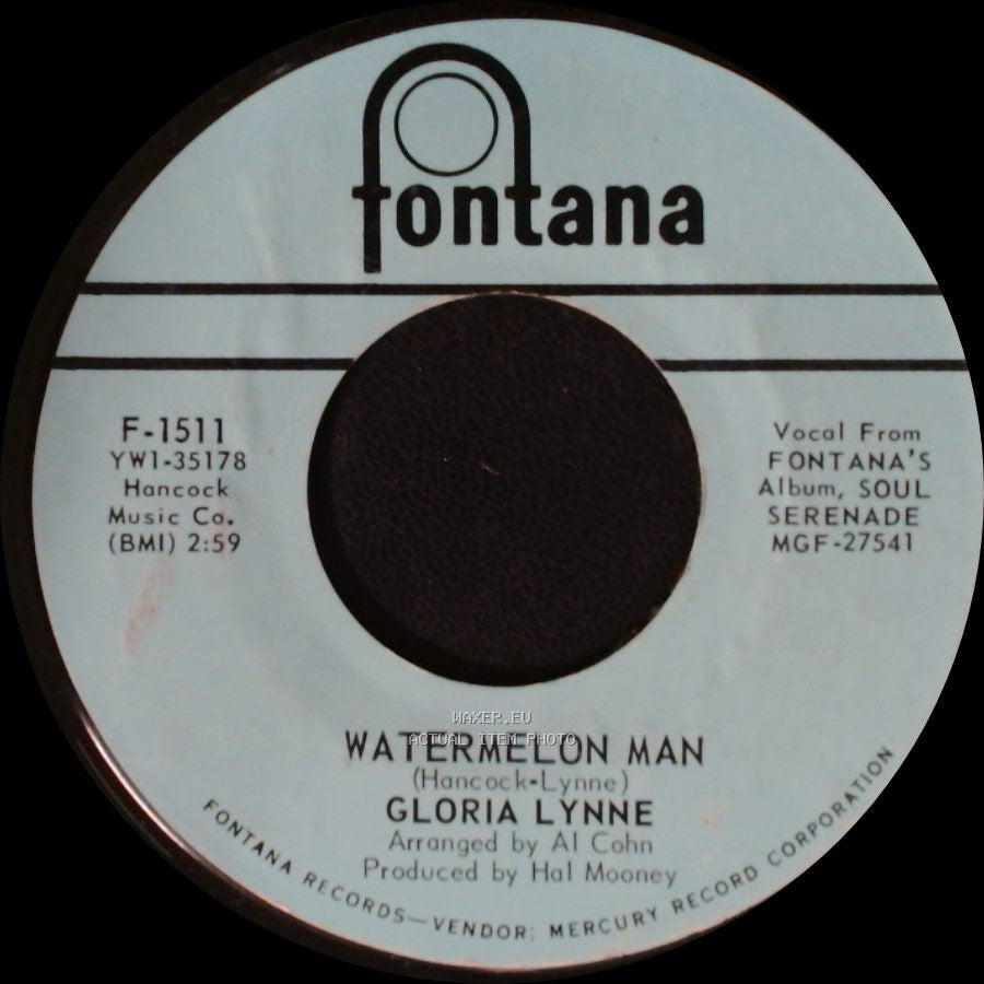 Gloria Lynne - All Alone / Watermelon Man side B