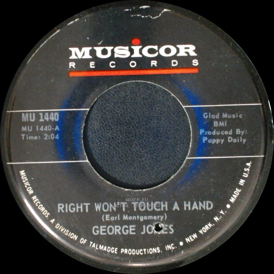 George Jones - Someone Sweet To Love / Right Won't Touch A Hand side A