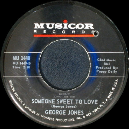George Jones - Someone Sweet To Love / Right Won't Touch A Hand side B