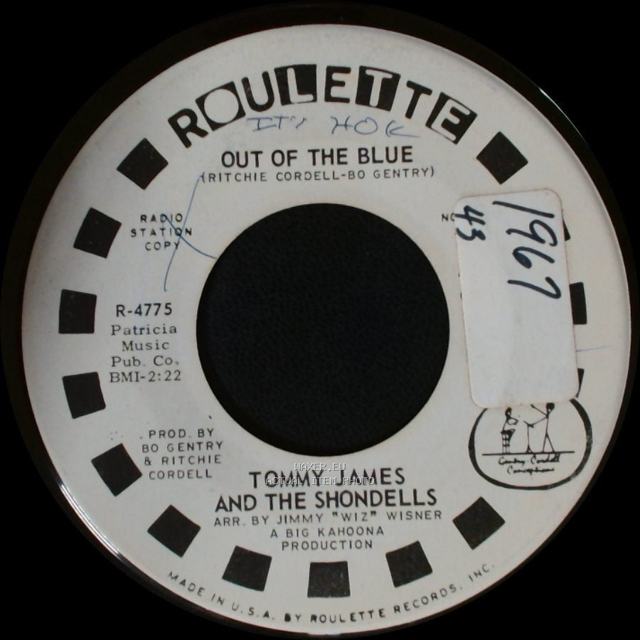 Tommy James And The Shondells - Out Of The Blue / Out Of The Blue side A