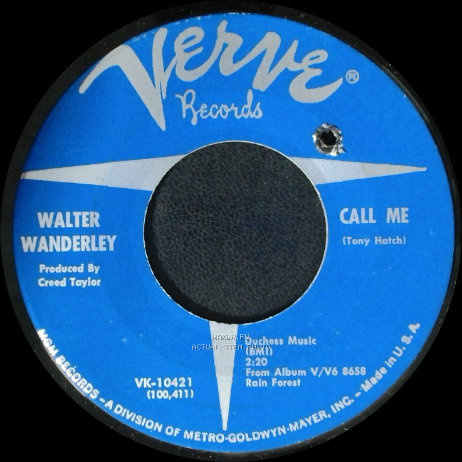 Walter Wanderley - Summer Samba / Call Me side B