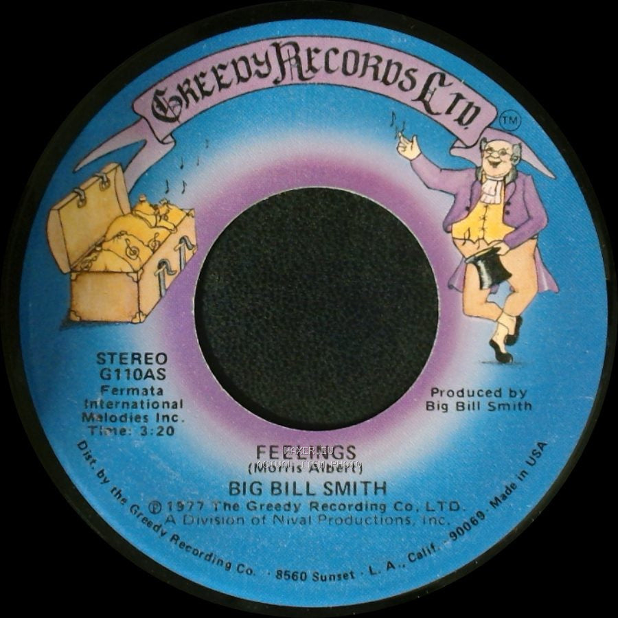 Big Bill Smith - What Possessed Me / Feelings side B