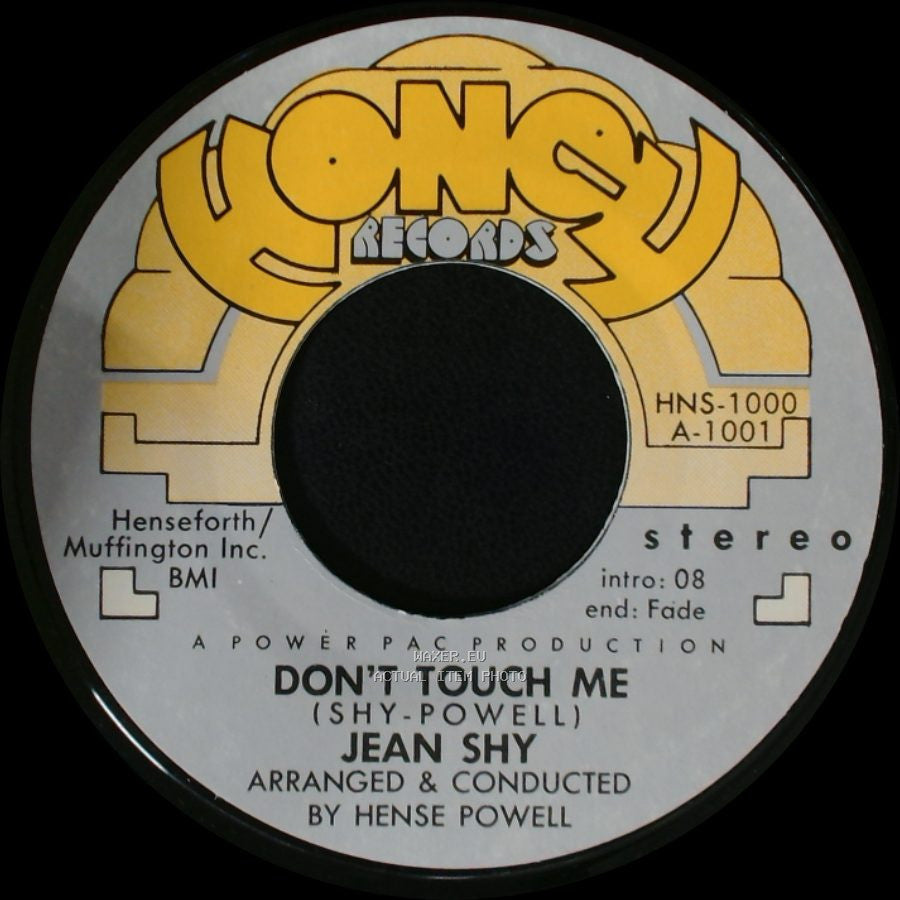 Jean Shy - Our Love Is Lost / Don't Touch Me side B