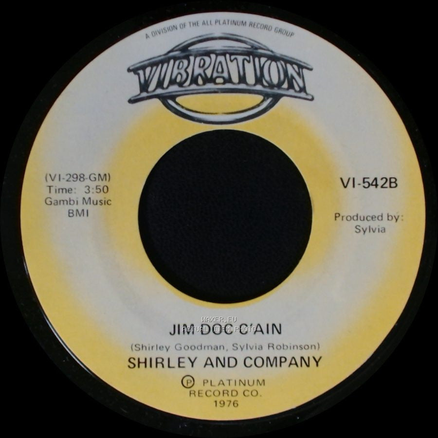 Shirley And Company - Jim Doc C'ain / I Like To Dance side A