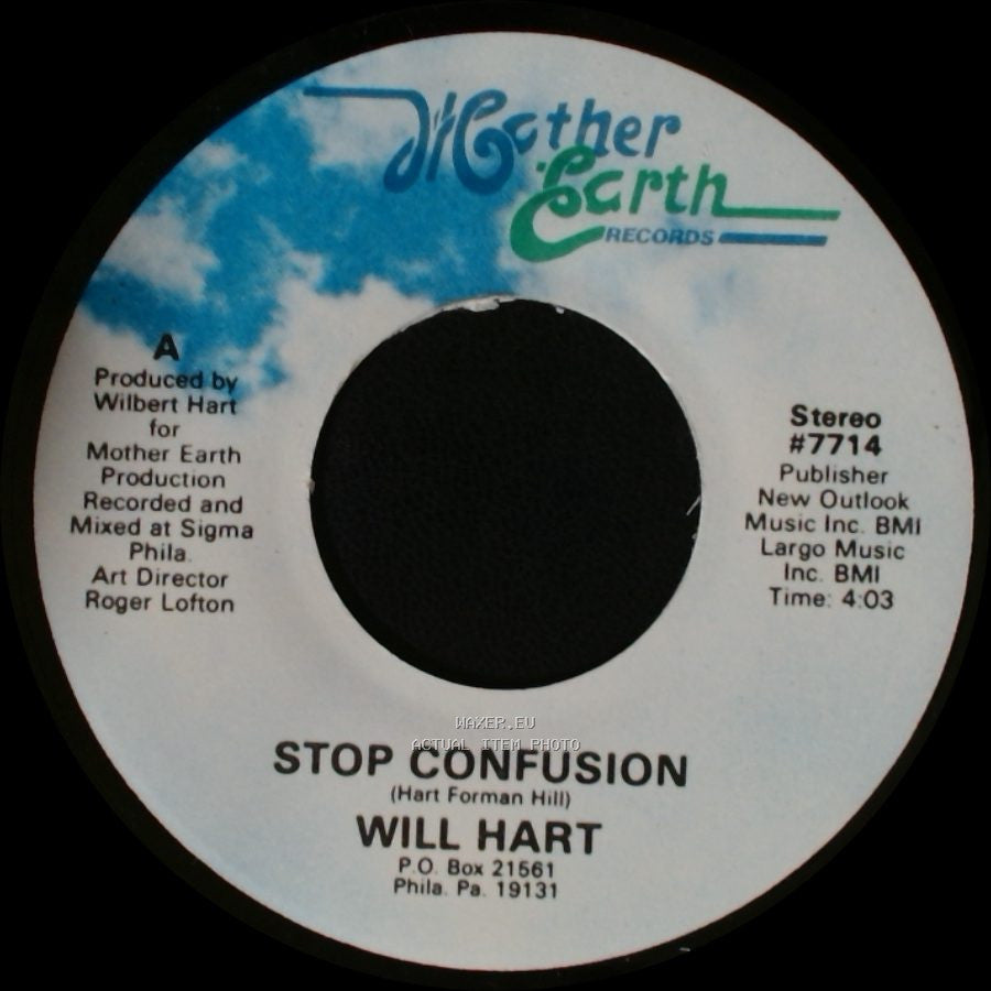 Will Hart - Check Out Your Mind / Stop Confusion side A