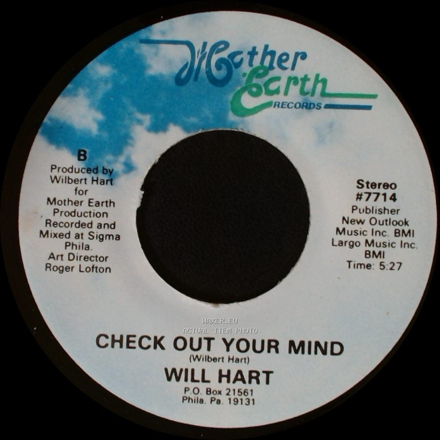 Will Hart - Check Out Your Mind / Stop Confusion side A
