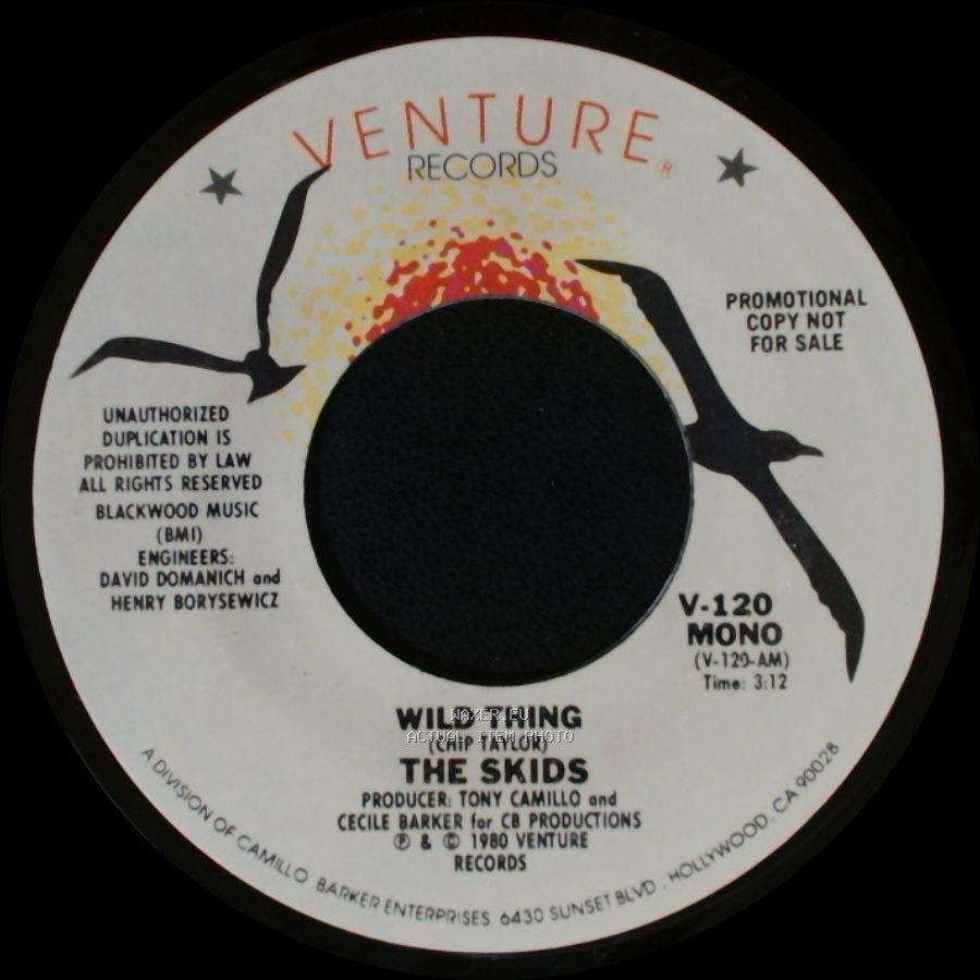 The Skids - Wild Thing / Wild Thing side B