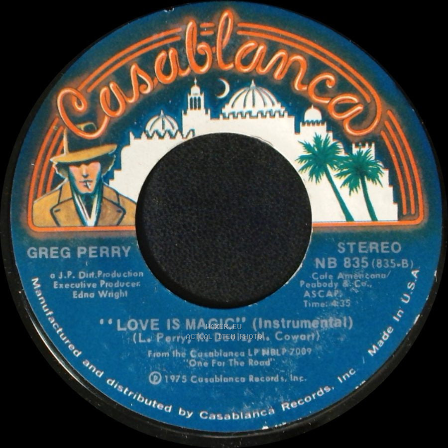 Greg Perry - Love Is Magic (Instrumental) / I'll Be Comin Back side A