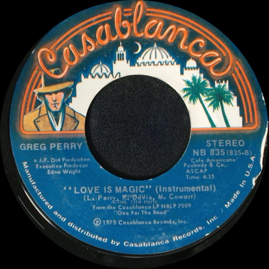 Greg Perry - Love Is Magic (Instrumental) / I'll Be Comin Back side A