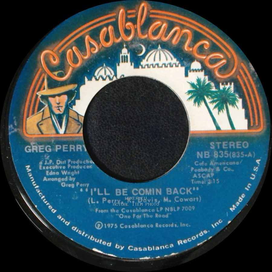 Greg Perry - Love Is Magic (Instrumental) / I'll Be Comin Back side B
