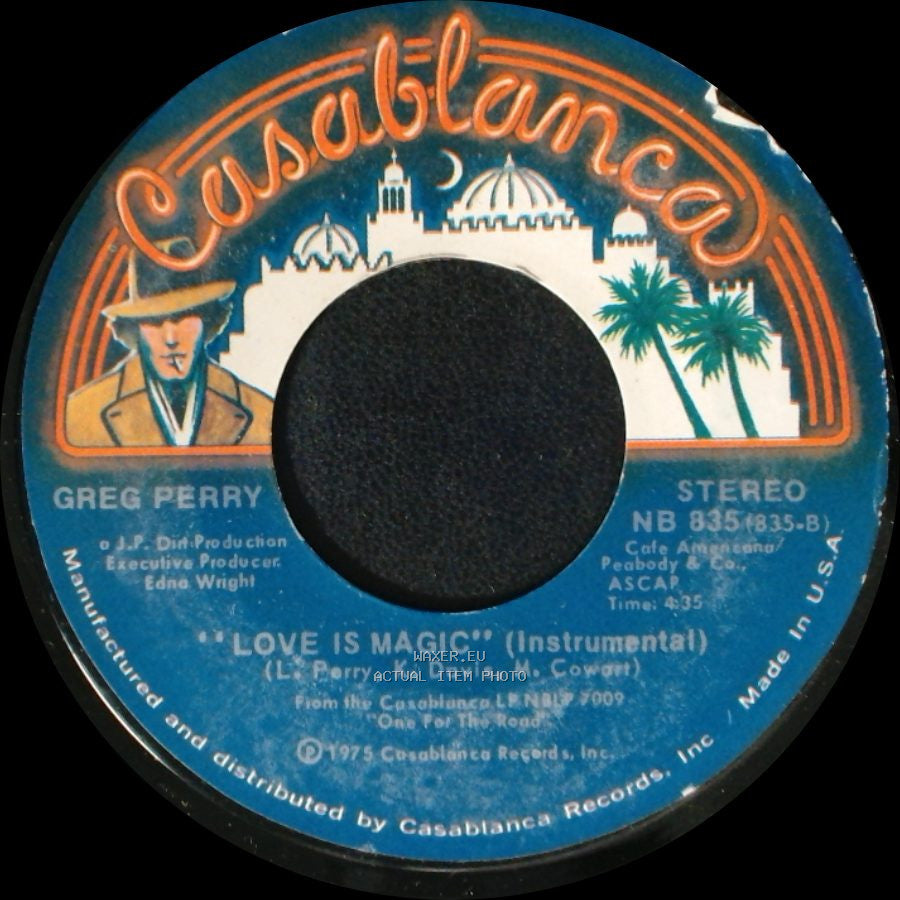 Greg Perry - Love Is Magic (Instrumental) / I'll Be Comin Back side A