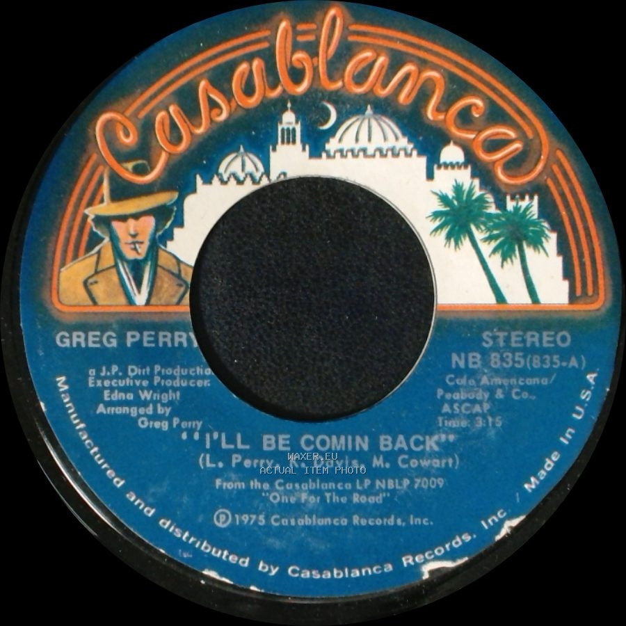 Greg Perry - Love Is Magic (Instrumental) / I'll Be Comin Back side B