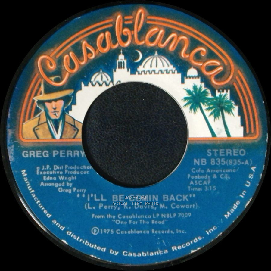 Greg Perry - Love Is Magic (Instrumental) / I'll Be Comin Back side B