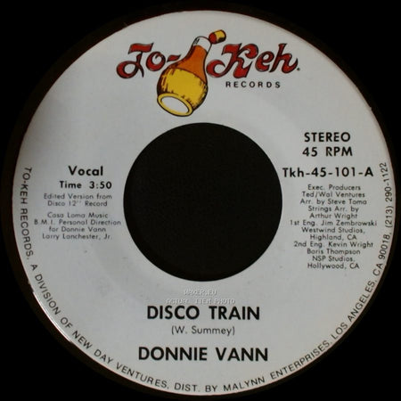 Donnie Vann - Disco Train / Theme From The Disco Train side A