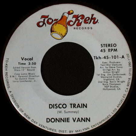Donnie Vann - Disco Train / Theme From The Disco Train side A