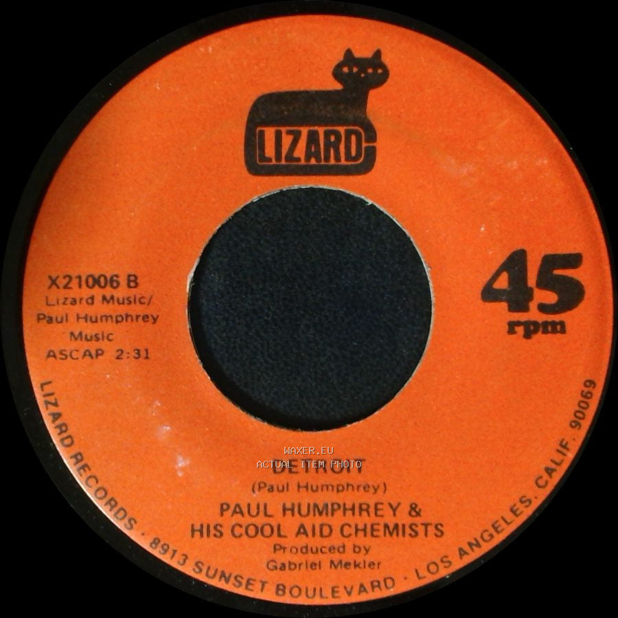 Paul Humphrey & His Cool Aid Chemists - Detroit / Cool Aid side B