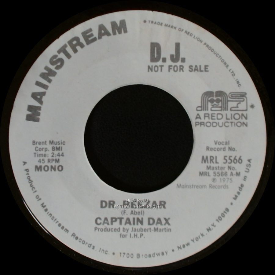 Captain Dax - Dr. Beezar / Dr. Beezar side A