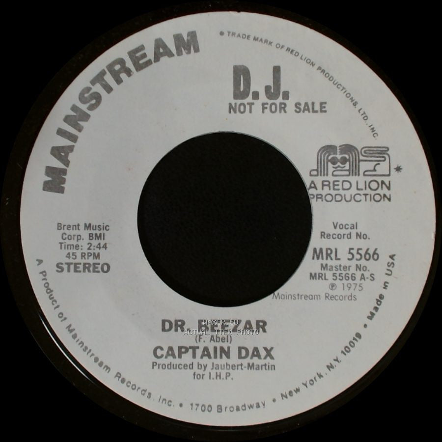 Captain Dax - Dr. Beezar / Dr. Beezar side B
