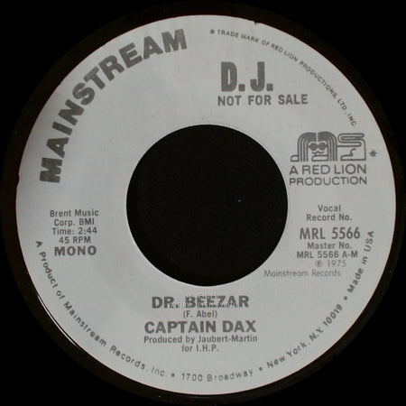 Captain Dax - Dr. Beezar / Dr. Beezar side A