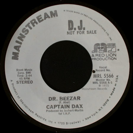 Captain Dax - Dr. Beezar / Dr. Beezar side B