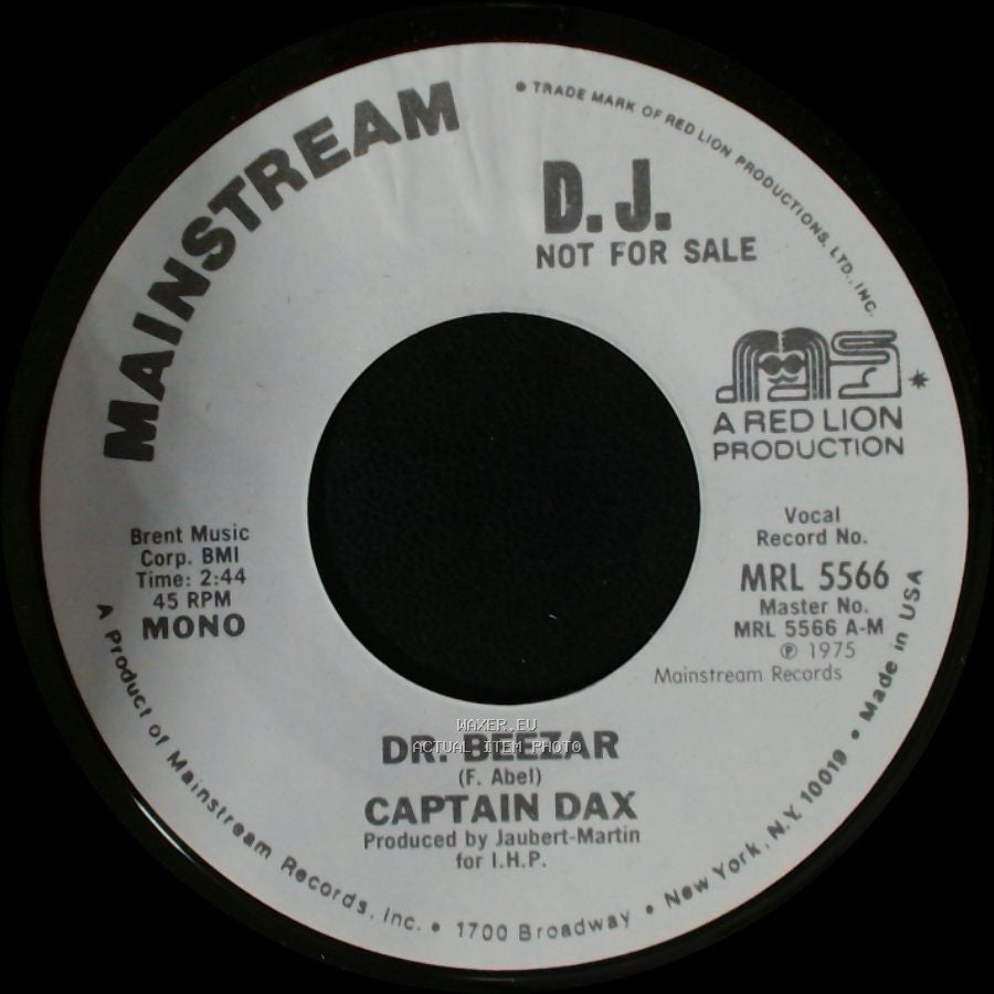 Captain Dax - Dr. Beezar / Dr. Beezar side A