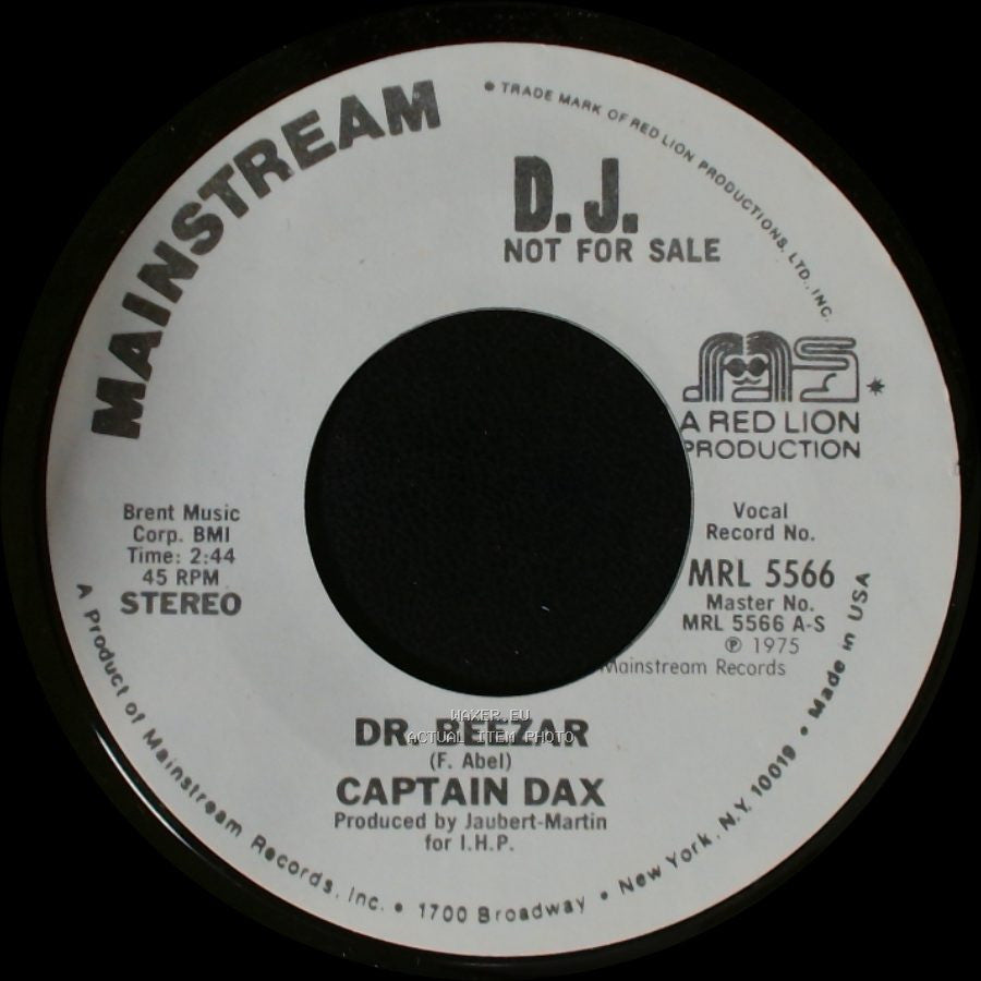 Captain Dax - Dr. Beezar / Dr. Beezar side B