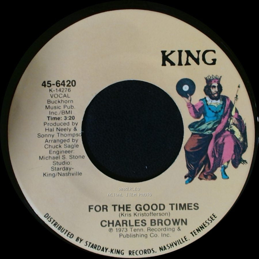 Charles Brown - Lonesome & Driftin' / For The Good Times side B