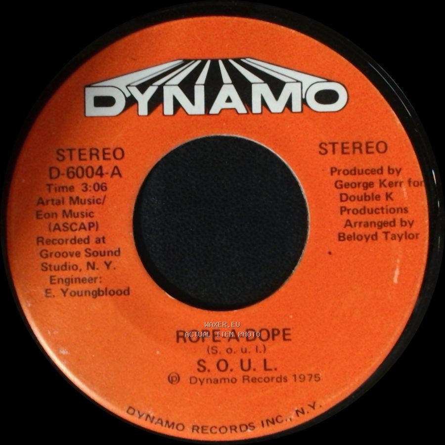 S.O.U.L. - I Need Somebody To Love / Rope-A-Dope side B