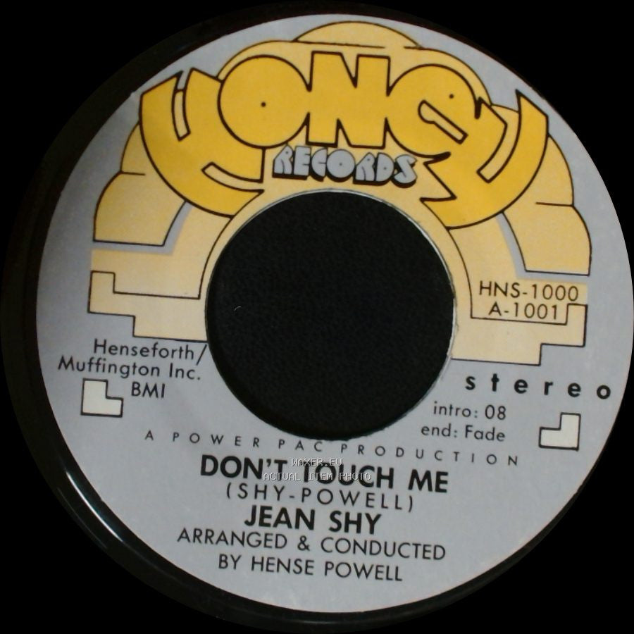 Jean Shy - Our Love Is Lost / Don't Touch Me side B
