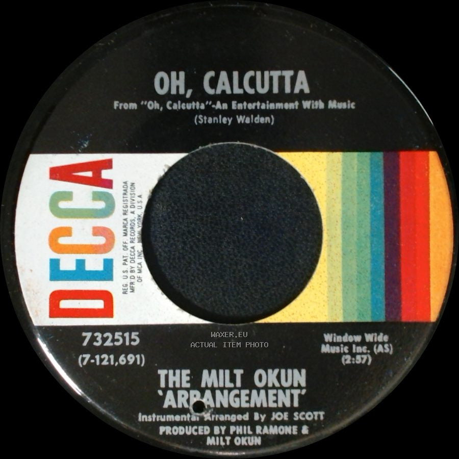 The Milt Okun 'arrangement' - Oh, Calcutta / Yellow Cat side A