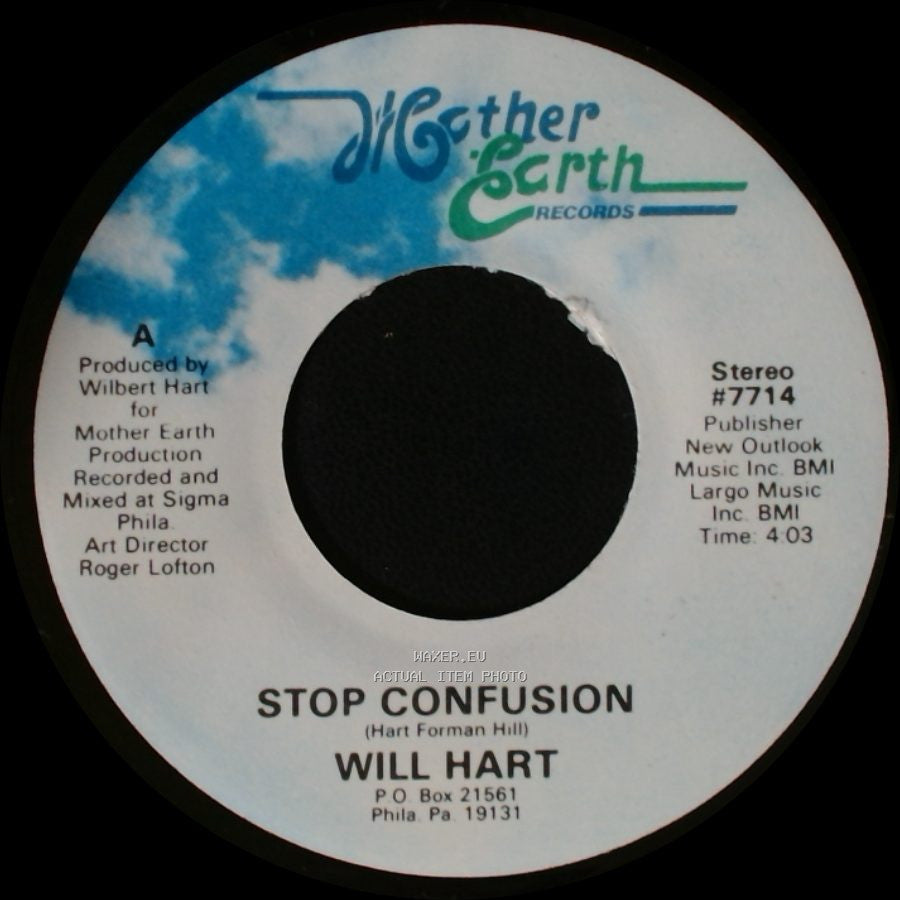 Will Hart - Check Out Your Mind / Stop Confusion side A