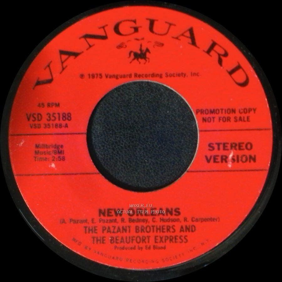 The Pazant Brothers And The Beaufort Express - New Orleans / New Orleans side B